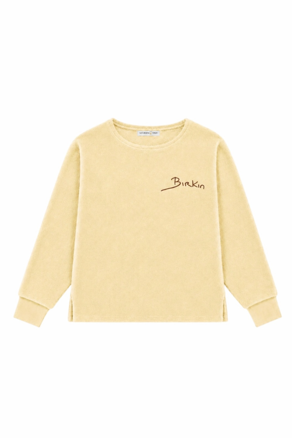 Pull Birkin Bob jaune beurre