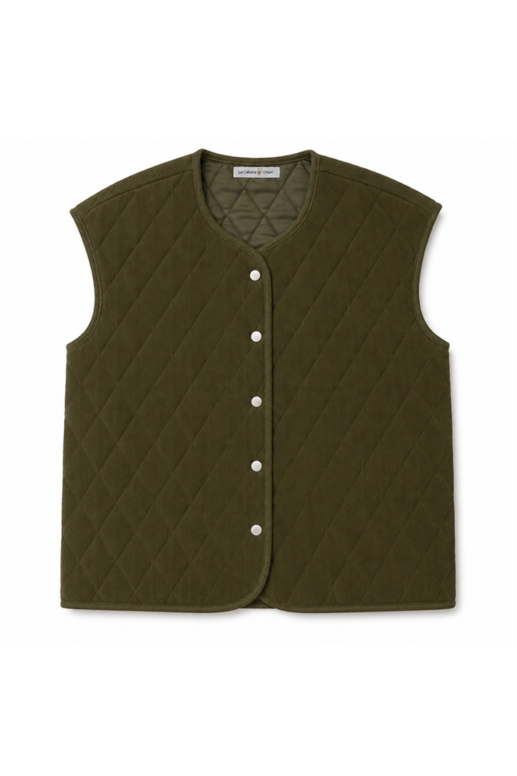 Gilet Glamour kaki